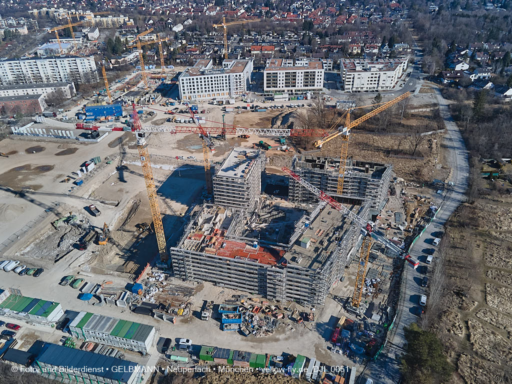 09.03.2022 - Baustelle PANDIONVERDE in Neuperlach  09.03.2022 - Baustelle PANDIONVERDE in Neuperlach